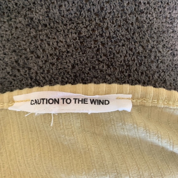 Caution To The Wind Gold Maxi Sundress with Ruffled V-neck - Picture 2 of 3